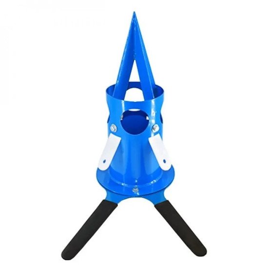 Метален дозатор за BIG-BAG чували (син)