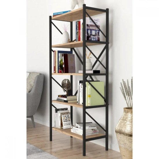 Метална етажерка с 5 ПДЧ рафта