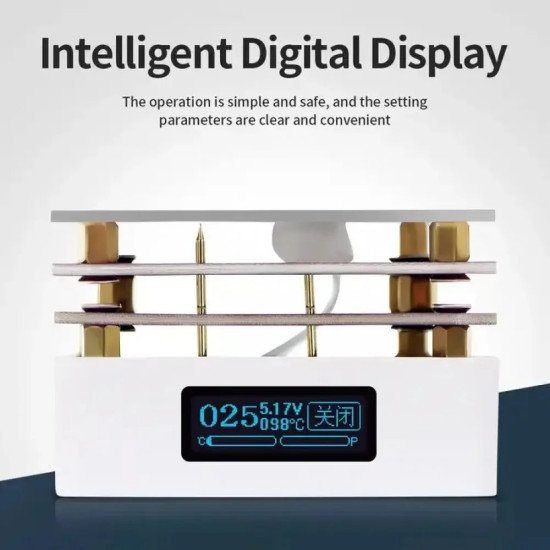 Мини нагревателна маса с термостат за запояване