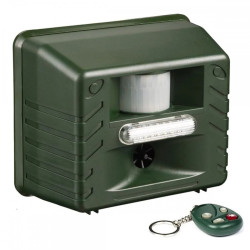 MultiStop Outdoor+ Ултразвуков уред за защита от кучета, котки и диви животни с аларма и дистанционно управление