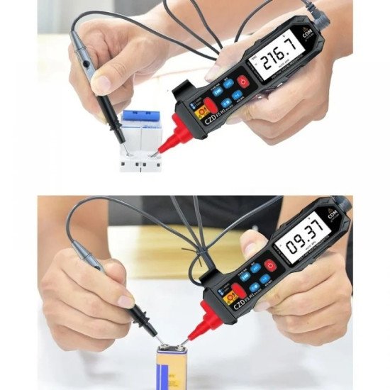 Мултицет писалка 600V с автоматична настройка за AC DC напрежение съпротивление капацитет диод NCV Hz