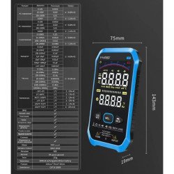 Мултицет с автоматична настройка за AC DC напрежение съпротивление капацитет диод NCV Hz