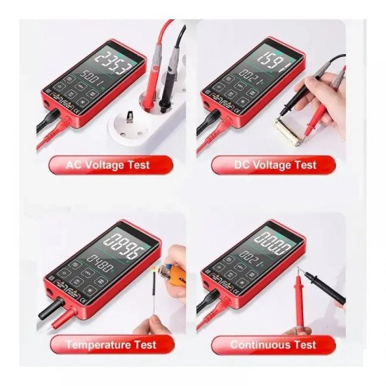 Мултицет със сензорен дисплей и автоматична настройка