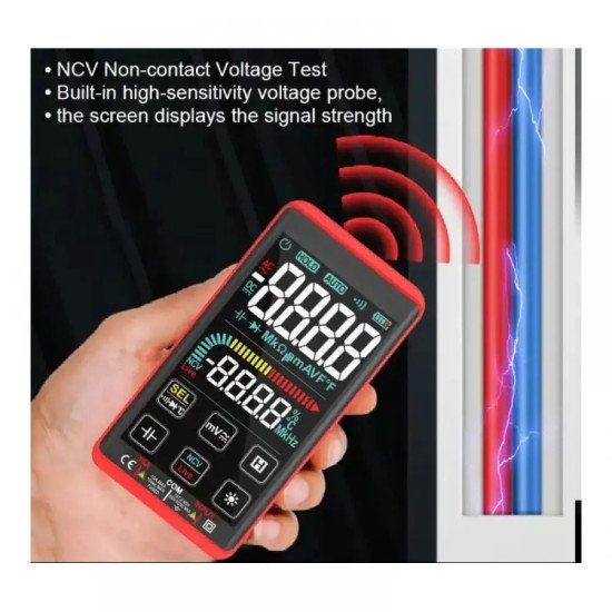 Мултицет със сензорен дисплей и автоматична настройка