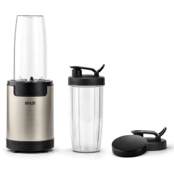 Нутри блендер Muhler MNB-688, 600W, 6 ножа, 2 чаши, Old Gold