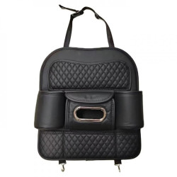 Органайзер за седалка PA1182 Кожа - Черно