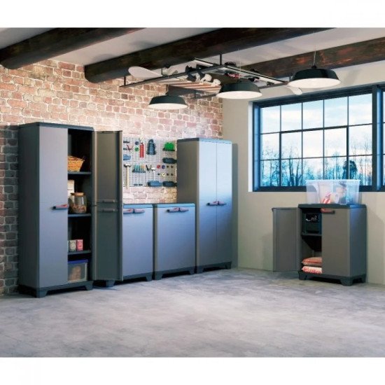 PVC гардероб Keter Stilo 68 x 39 x 173 см, Сив