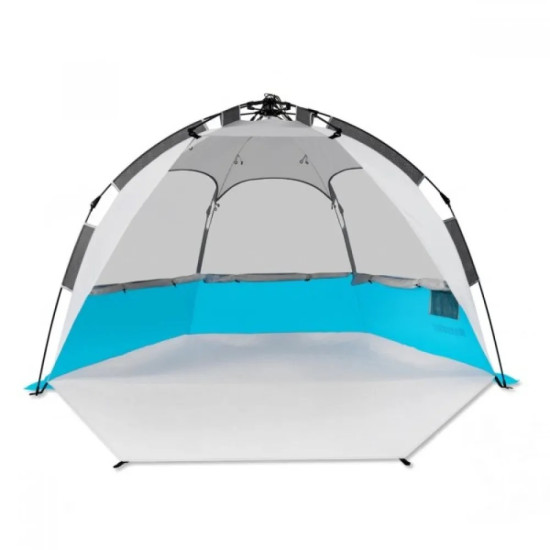 Плажна тента за 3-4 души светло синя 218/125 х 123х124/104см