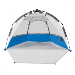 Плажна тента за 3-4 души, тъмно синя, 218/125х123х124/104см.