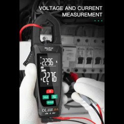 Преносим мултиметър с кламп метър и LCD екран