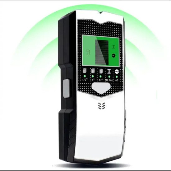 Преносим уред за откриване на дърво, метал и кабели в стени