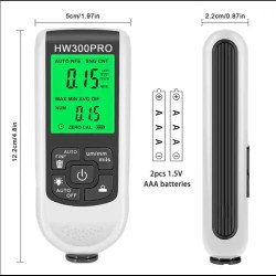 Преносим уред за тестване на дебелината на боя, Дебеломер