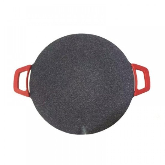 Преносима електрическа настолна скара, с незалепваща повърхност за готвене и топлоустойчиви дръжки, мощност 800 W