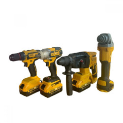 Професионален комплект 4 в 1 – перфоратор, ъглошлайф, гайковерт и винтоверт в едно FS-20576
