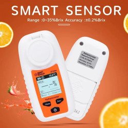 Професионален рефрактометър за съдържание на захар 0-35%, Захаромер, За джибри, Мед, Сокове и др