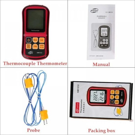 Професионален термометър с цифрова термодвойка