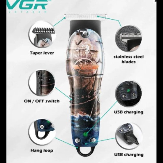 Професионален тример VGR V-953 за брада и коса