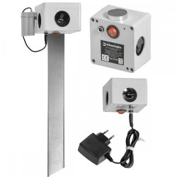 Професионален ултразвуков уред против гризачи и диви животни с захранване на ток и батерии CH360