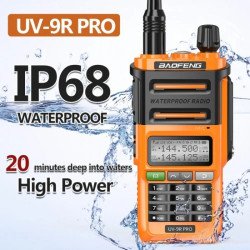 Професионална водоустойчива радиостанция Baofeng UV-9R Pro