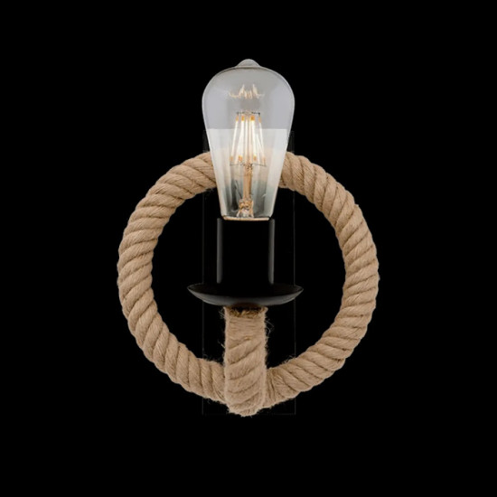 ROPE АПЛИК 1XE27 ЧЕРЕН