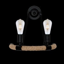 ROPE АПЛИК 2XE27 ЧЕРЕН