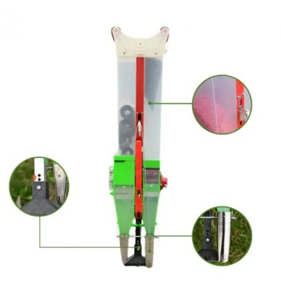 Ръчна сеялка с двойна функция