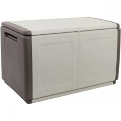 Ракла градинска светло и тъмно бежово 96х53х57см 230л 175308