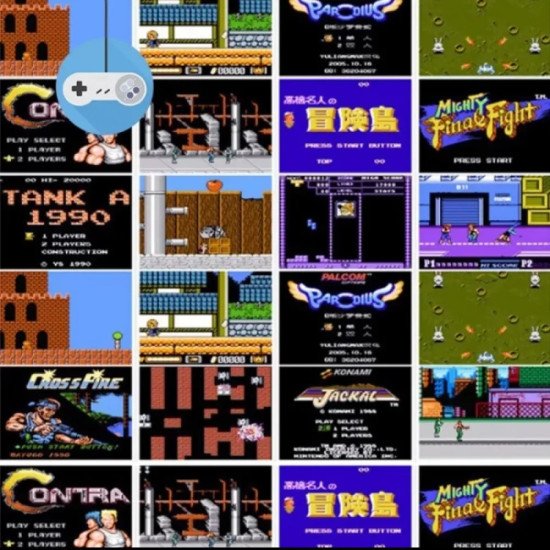 Ретро конзола за телевизор с 2 джойстика и пистолет