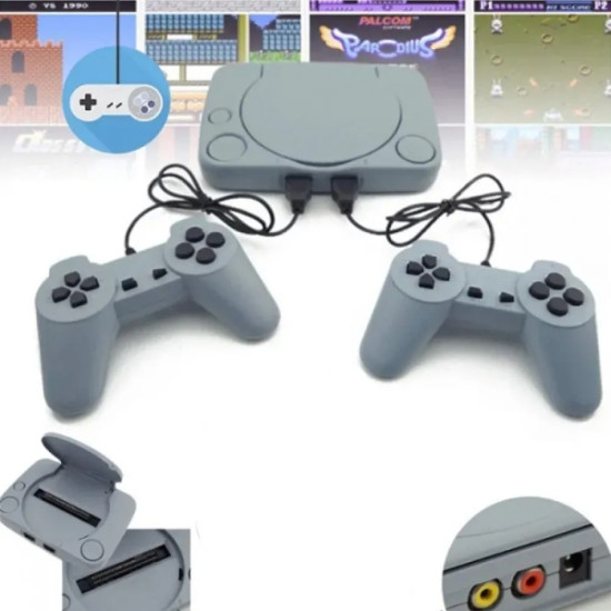 Ретро конзола за телевизор с 2 джойстика и пистолет