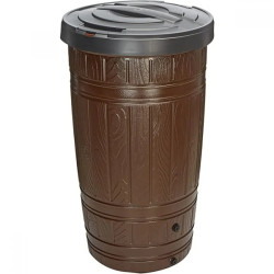 Резервоар за дъждовна вода 265 л Prosperplast Woodcan кафяв IDWO265-R222