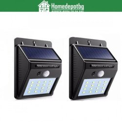 СОЛАРНА ЛЕД ЛАМПА С ДАТЧИК ЗА ДВИЖЕНИЕ НА ЕДРО