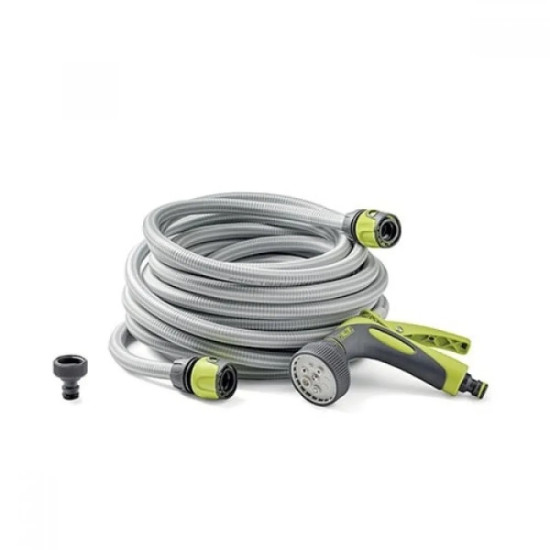 Сет супер лек маркуч 15 м 5/8 с пистолет 8 функ. Aqualight15kit