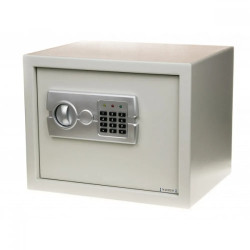 Сейф електронен E30DC - 300х380х300мм, светло сив