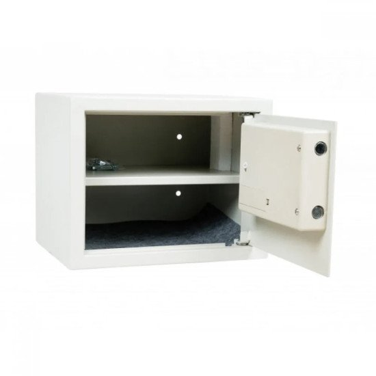 Сейф електронен E30DC - 300х380х300мм, светло сив