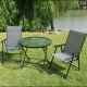 Сгъваем градински сет маса и 2 стола