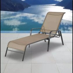 Сгъваем шезлонг за открито