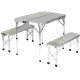 Сгъваема къмпинг маса с 2 пейк