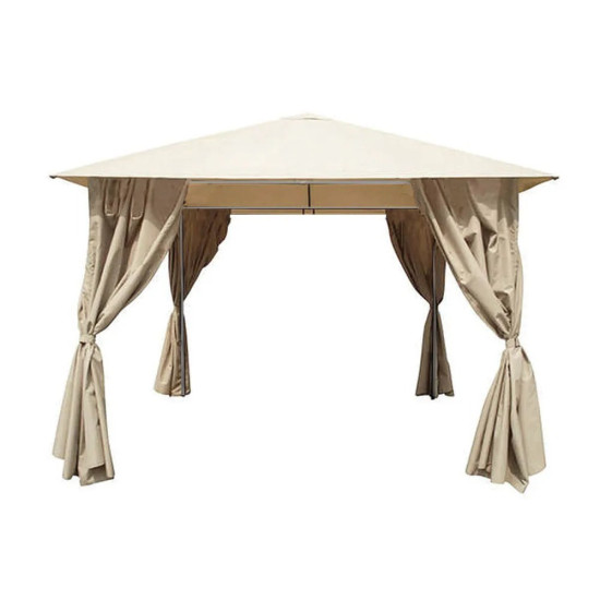 Шатра тип павилион - 300x300см - H245см - бежов - TG-001