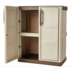 Шкаф PVC битов бежаво-кафяв 70х39х85.5см 10кг 175098