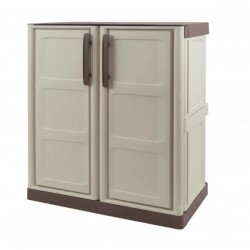 Шкаф PVC битов бежаво-кафяв 70х39х85.5см 10кг 175098