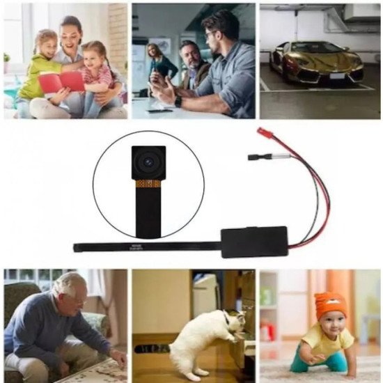 Шпионска мини безжична WiFi IP камера модул за вграждане с микрофон