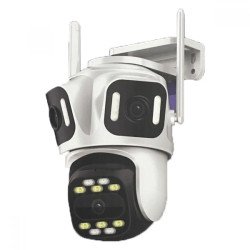 Сигнална камера с три обектива за външен монтаж