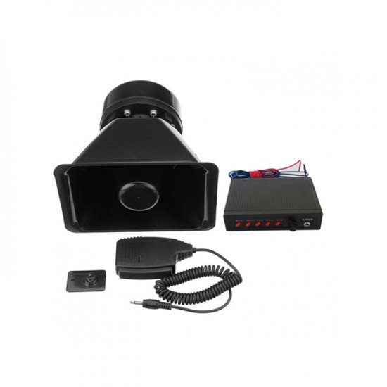 Сирена с микрофон 12V