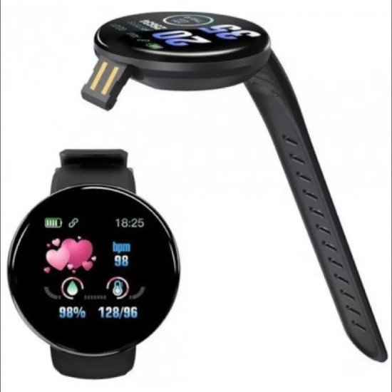 Смарт часовник d18, android, bluetooth, водоустойчив
