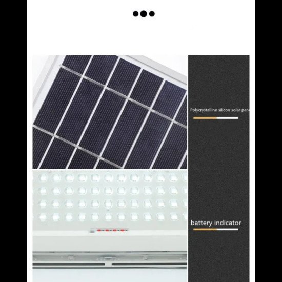 Соларен LED прожектор Jortan 2000W с отделен панел