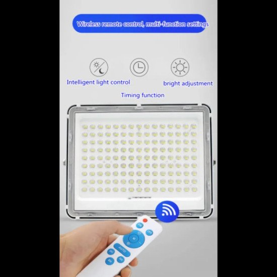 Соларен LED прожектор Jortan 2000W с отделен панел