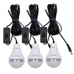 Соларна инверторна система GD8018, 12V-220V, 3 крушки