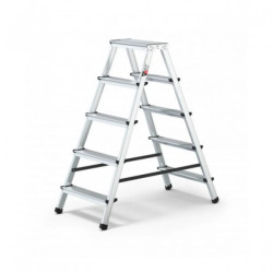 Стълба алуминиева 2 х 5 двустранна домакинска 125 кг