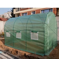 ТУНЕЛНА ОРАНЖЕРИЯ КОМПЛЕКТ С РАЗМЕРИ 3х2х2 МЕТРА