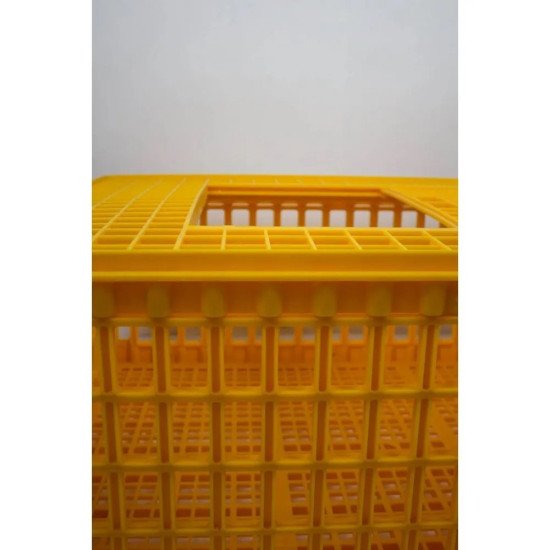 Транспортна кутия (клетка) за птици и малки животни жълта